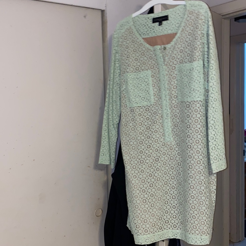 📍NWOT📍Victoria Beckham x Target Green Lace Dress